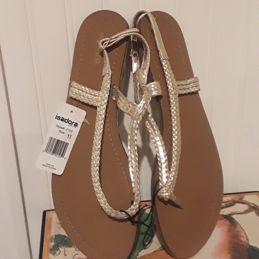 Gold sandals